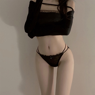 时尚 性感蕾丝无痕内裤 爆款 2025新款 女纯棉抗菌裆低腰情调纯欲薄款