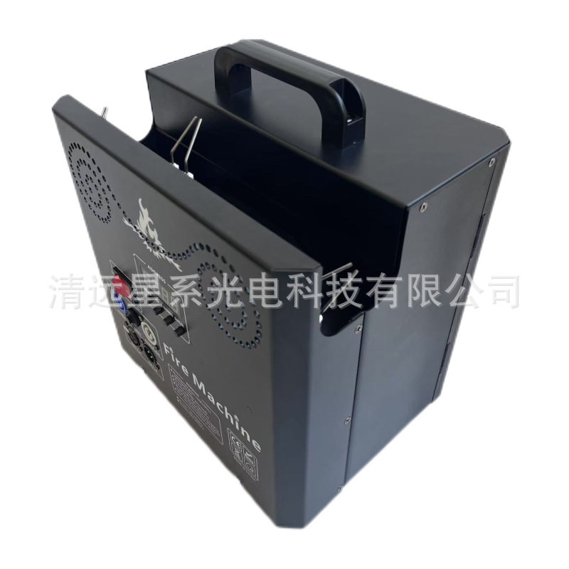 厂家供应婚庆庆典派对舞台酒吧用气氛道具方形高品质三头喷火机