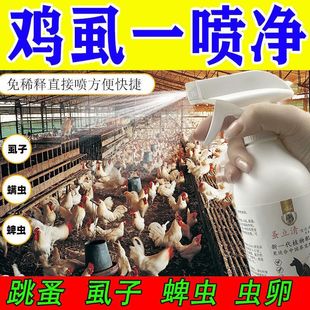 杀鸡虱子药鸡用体外驱虫药加强鸡虱净驱虱鸡舍消毒杀菌芦丁鸡驱虫