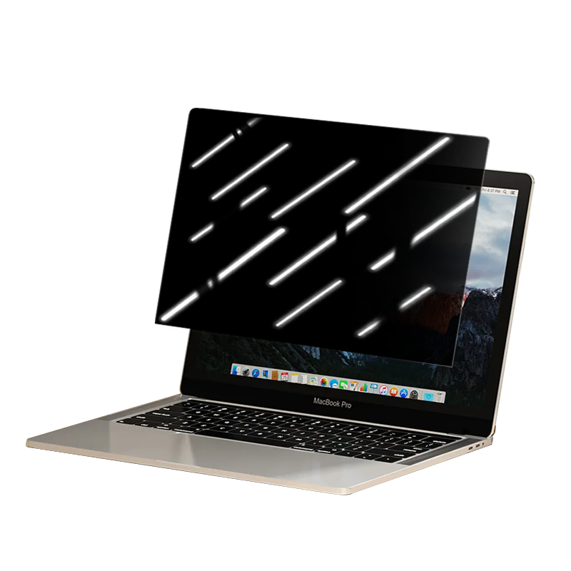 苹果笔记本防窥膜macbookpro电脑防偷窥膜air13.3 pro14屏幕膜M3/m2保护膜macbookair屏保13.6/15.3寸Mac贴膜
