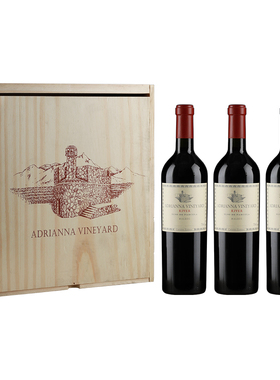 爆款卡帝娜Catena malbec尼卡西亚马贝克轮轮塔河之石干红葡萄酒