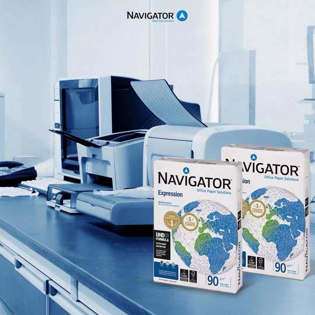 领航者navigator进口复印纸a3a4纸办公双面单包打印用纸彩印鲜艳