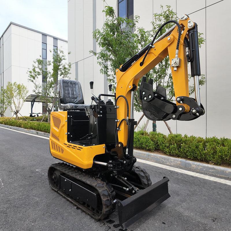 HT06型小型汽油挖掘机履带式微型小挖果园挖沟工地破碎外贸出口