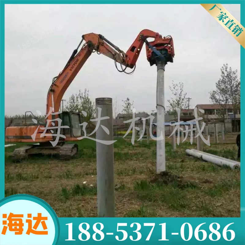 挖掘机属具液压打桩机 大型高频w液压振动锤 25/35/45吨型号齐i.