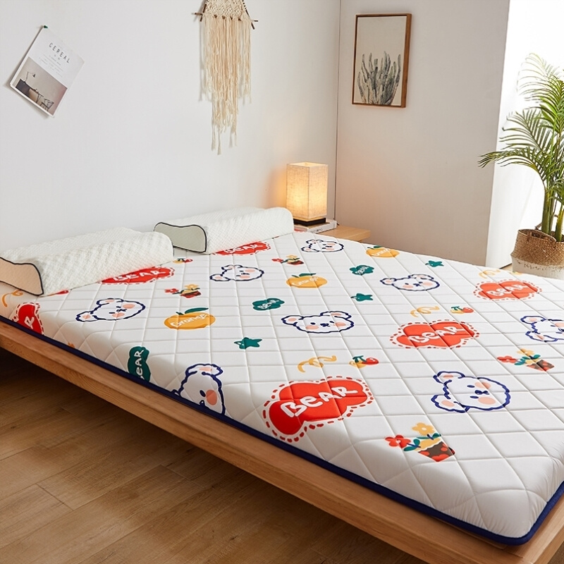 极速牀垫软垫租房k榻榻学生宿舍加厚可摺叠垫褥子打地舖睡垫家用