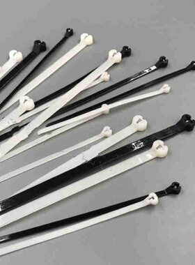 船j不锈钢尼龙扎带*片钢扣金属卡扣塑料C扎带4*15用05嵌2508*300