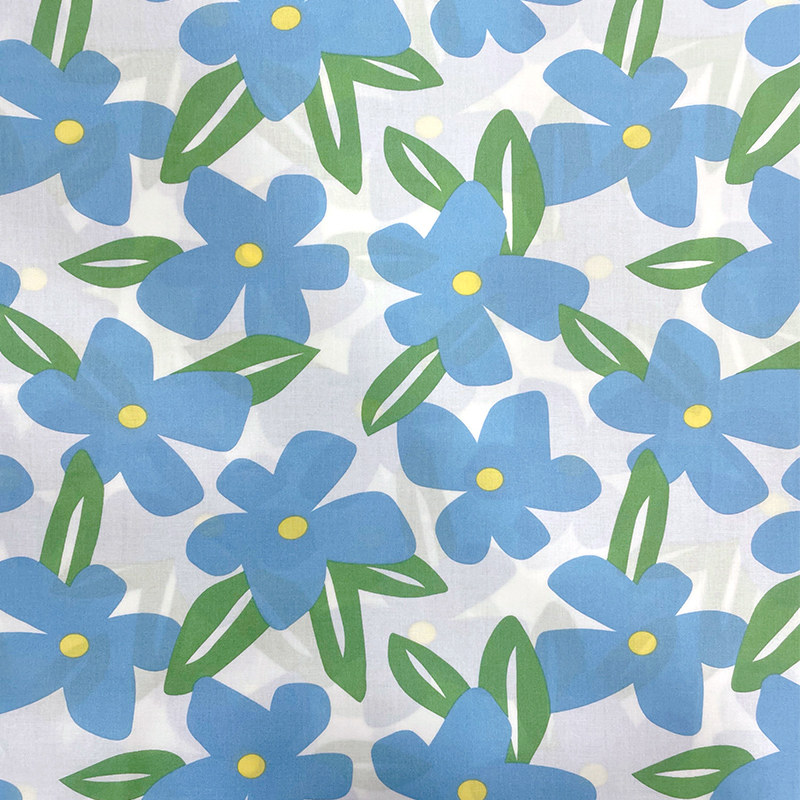 新品lita连衣裙服m装面料 夏季高支棉纯棉印花布料 手工制衣全定