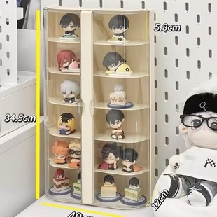 透明亚克力手办展示架多层收纳柜痛包周边展示柜