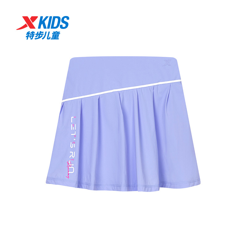 特步裤裙半身裙2024夏季新款学院