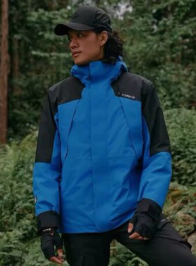 探路者冲锋衣男女 秋冬羽绒内胆可拆卸两件套TAWWBM90758/92759