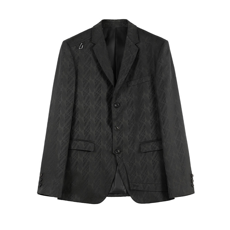 ANDREW MACKENZIE男士 春夏款商务舒适平驳领时尚西服外套上衣