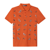 MACKENZIE夏季 纯棉舒适翻领短袖 polo衫 ANDREW 简约时尚 商务