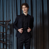 提花西服外套551072332122 2023秋季 ANDREW MACKENZIE意大利男装