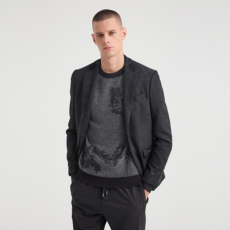 ANDREW MACKENZIE意大利男装西装拼接宴会西服551072233110