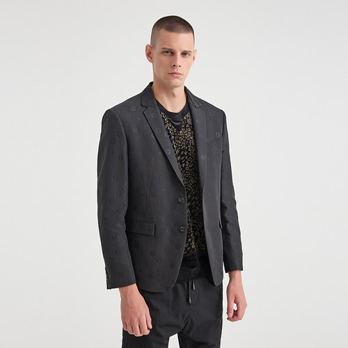 ANDREW MACKENZIE意大利男装碎花修身职业西服551072031125