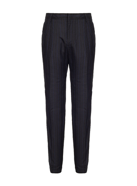 ANDREW MACKENZIE意大利 奢侈品 男装秋冬 商务休闲 男士黑色西裤