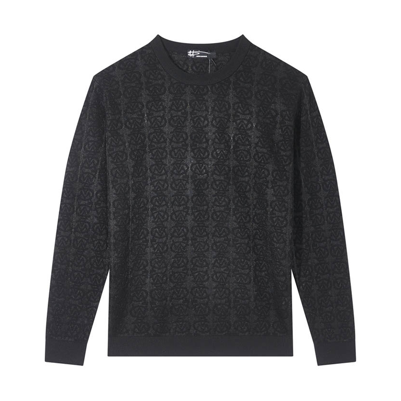 ANDREW MACKENZIE男士 秋冬款休闲舒适绵羊毛宽松圆领套头毛衫