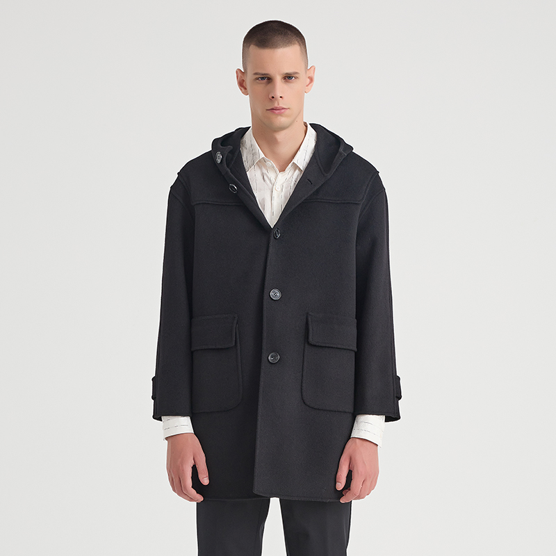 ANDREW MACKENZIE意大利男装中长款毛呢大衣男冬季55T110216302