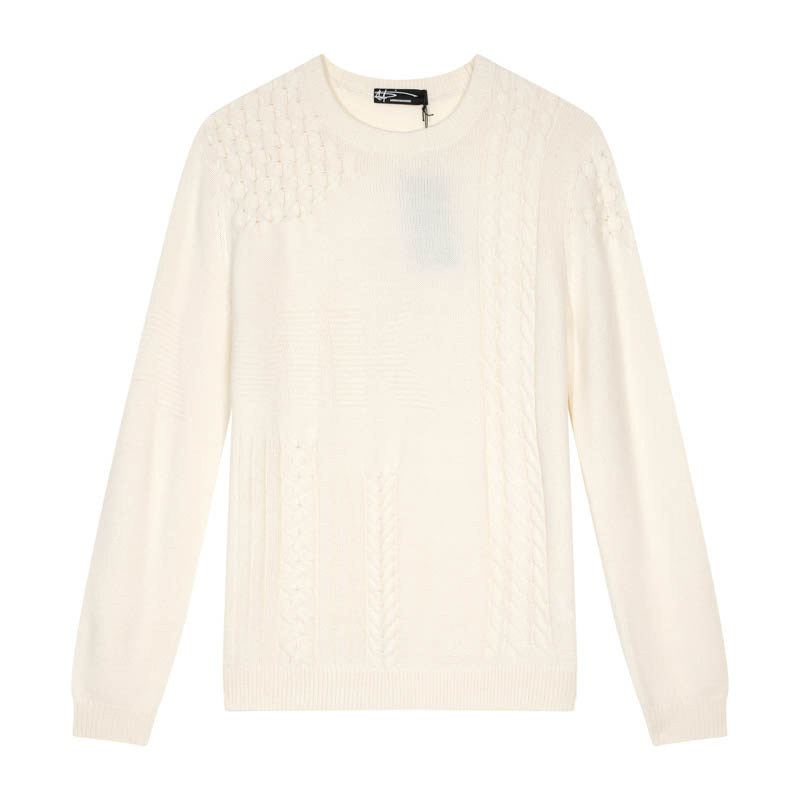 ANDREW MACKENZIE男士 秋冬款休闲舒适宽松圆领套头毛衫T恤上衣