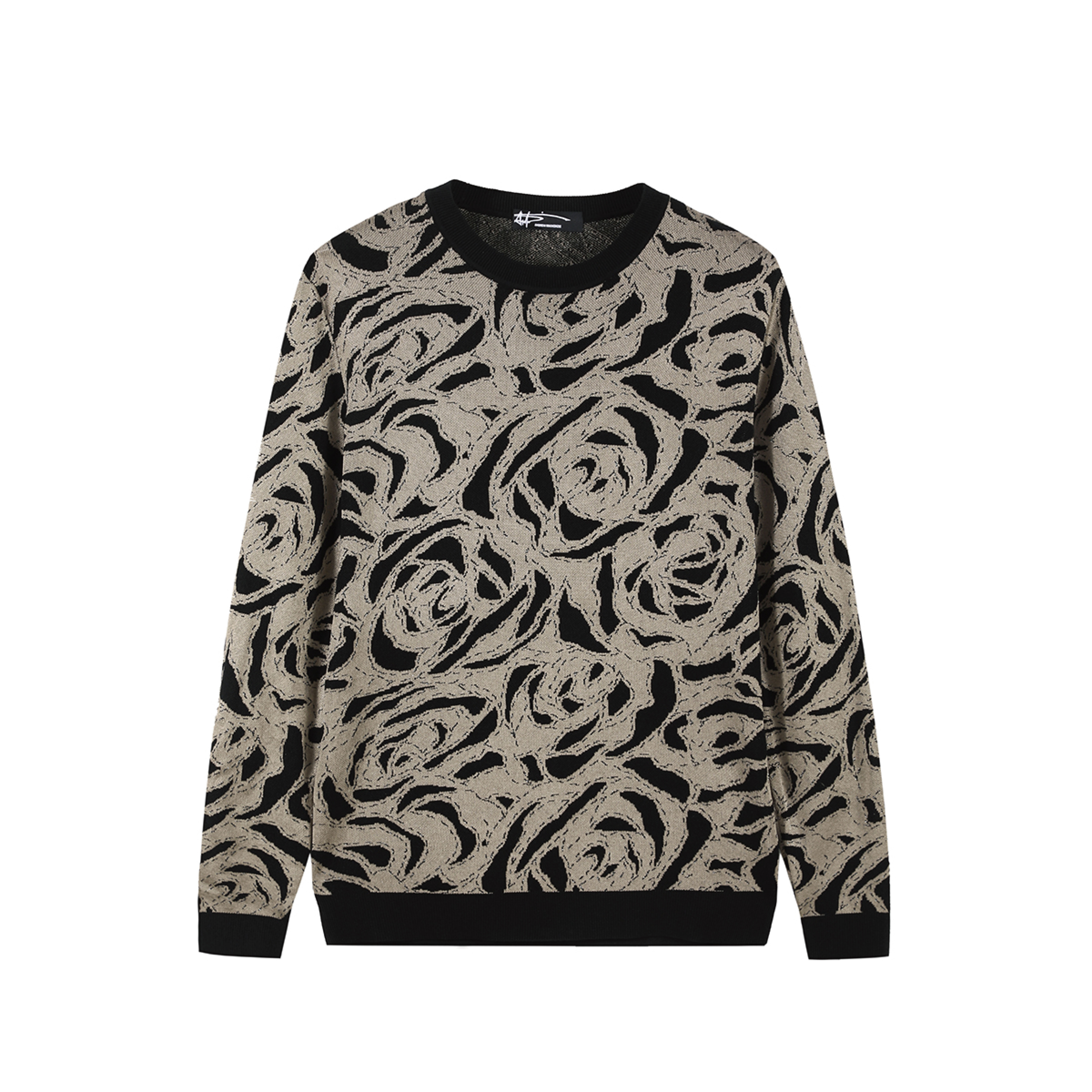 ANDREW MACKENZIE男士秋冬款休闲舒适混纺薄款圆领套头毛衫上衣