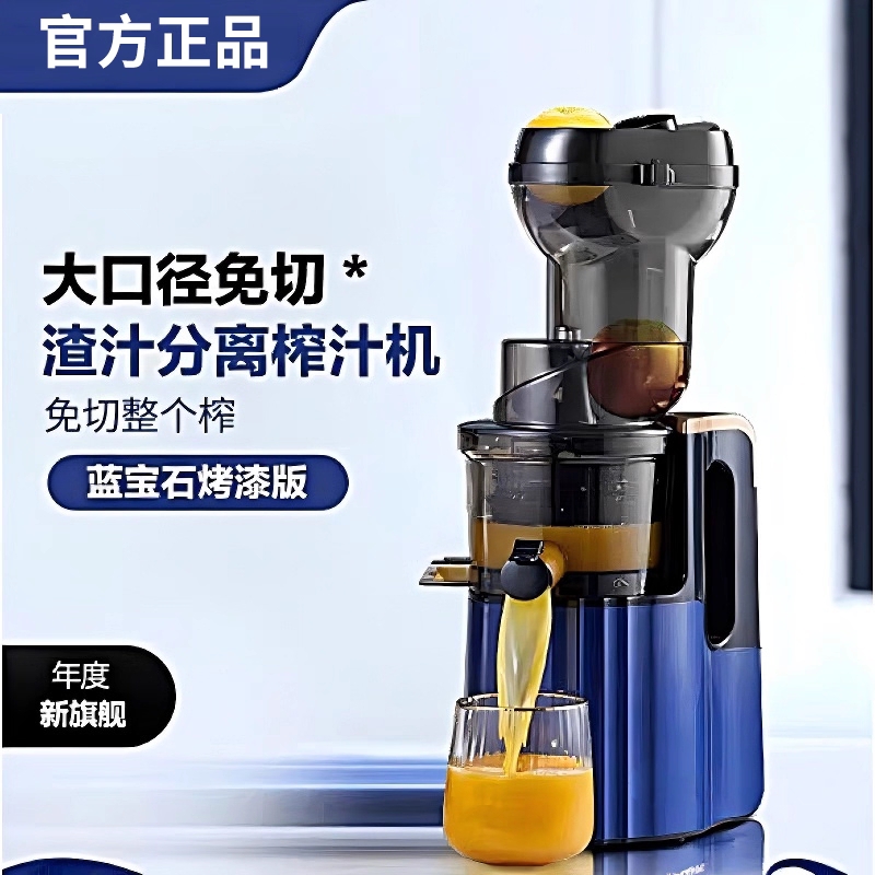 德国榨汁机渣汁分离家用小型果蔬多功能商用大口径原汁机炸果汁机