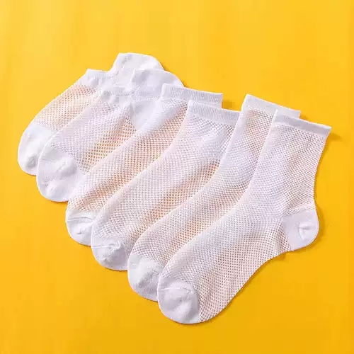 Ультратонкие тонкие летние дышащие хлопковые носки подходит для мужчин и женщин, впитывают пот и запах