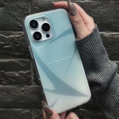 原创设计渐变蓝色苹果17手机壳