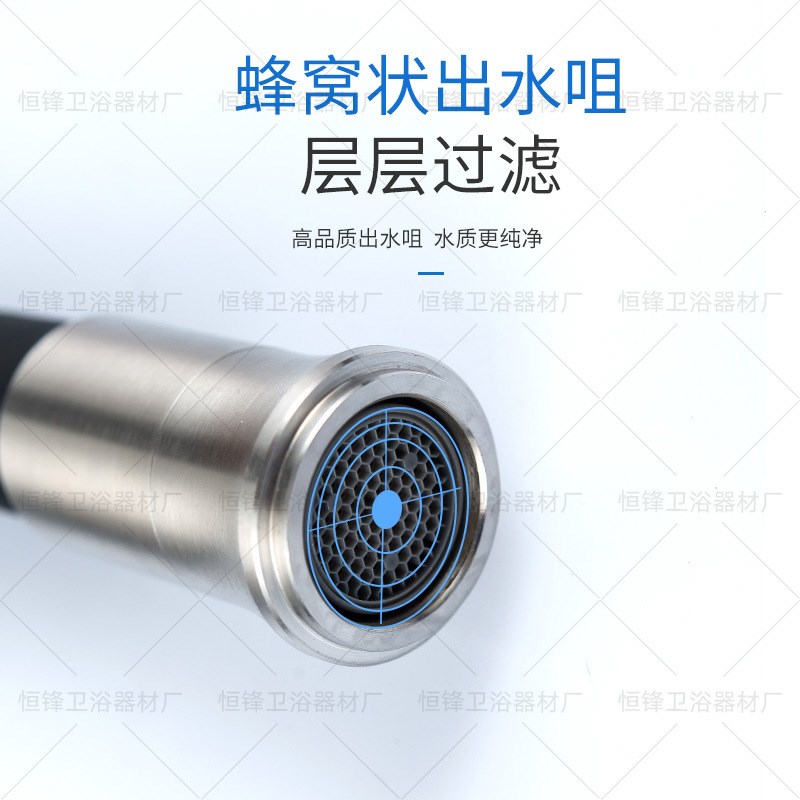 万向管厨房龙头 304不锈钢洗菜盆单冷厨房龙头 家用水槽拉丝龙头