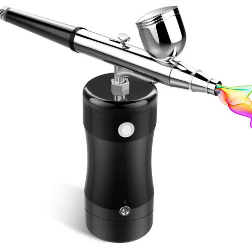 专业喷枪套装迷你喷枪单动模型喷枪USB可充电化妆美甲纹身美甲画