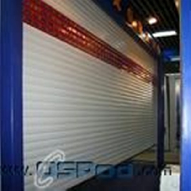 供应广州欧式铝合金遥控卷帘自动车库门 商铺店铺卷闸门