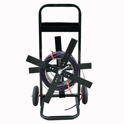塑钢打包带铁皮带盘便携式移动平板置物带小推车支架工具手推车