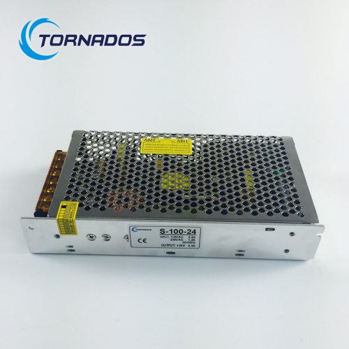 24v100w单组S-100-24开关电源 工控电源直流输出