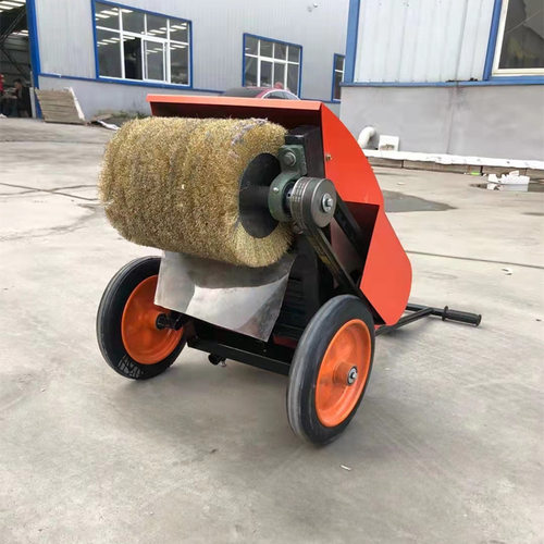 多功能钢筋除锈机全自动槽钢方管除锈打磨机手推式钢铁除锈机废旧