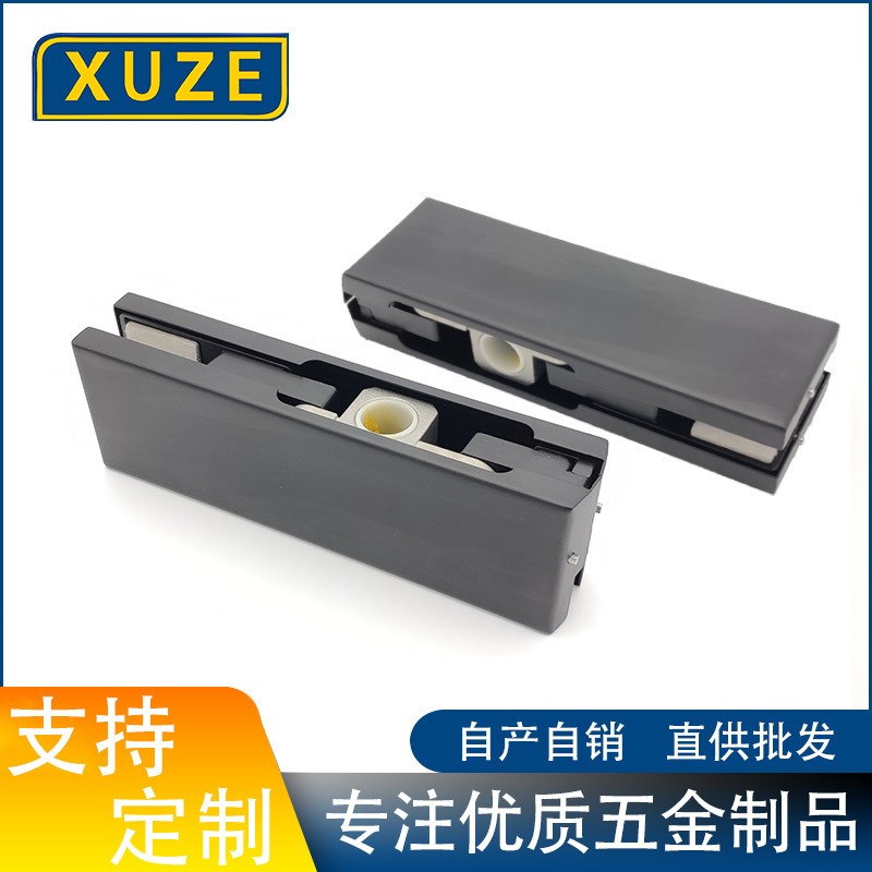 供应玻璃门夹无框钢化玻璃不锈钢一字夹玻璃门上夹不锈钢面板铝芯