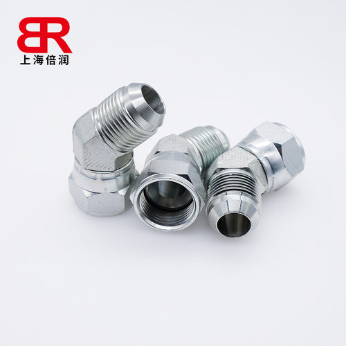 SAE070321 MS51522 6502 V6X 45度弯美制JIC外螺纹74度外锥2J4