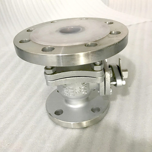 不锈钢衬氟球阀Q41F46-16P钢衬四氟法兰美标手动源头工厂DN100