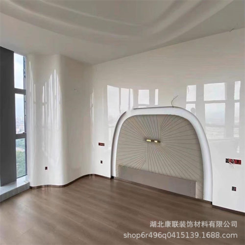 竹炭高光净白板多层pvc碳晶板竹晶亮光pet镜面木饰面板厂家