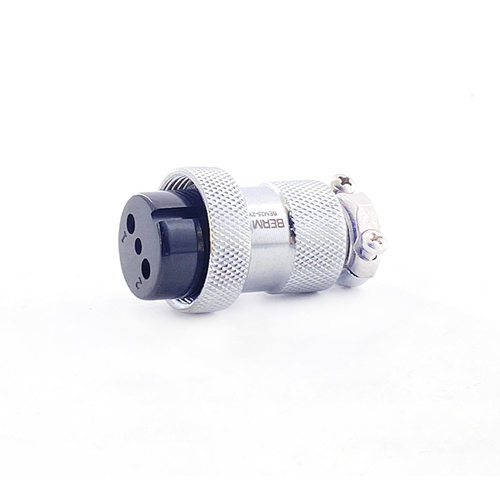 BERM/贝尔美BEM25-2Y(2芯)圆形法兰盘航空插连接器插头插座25mm