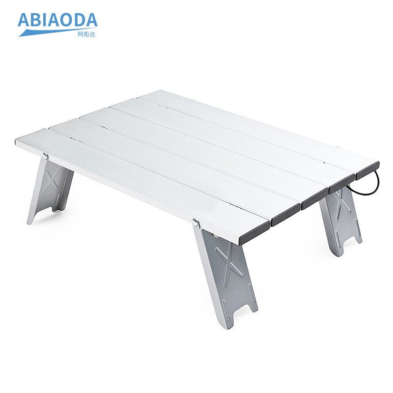户外铝合金折叠桌子便携式野餐露营烧烤摆摊电脑迷你桌子