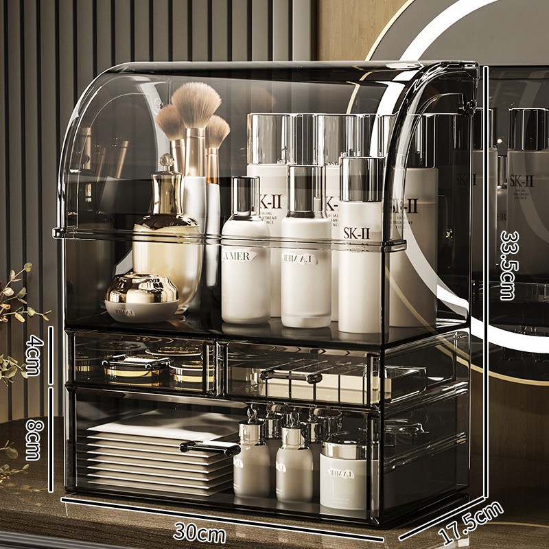 化妆品收纳盒桌面高级感新款大