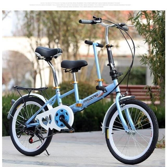 自行车带小孩母子车亲子车折叠双人座带I小孩女式变速母婴单车家