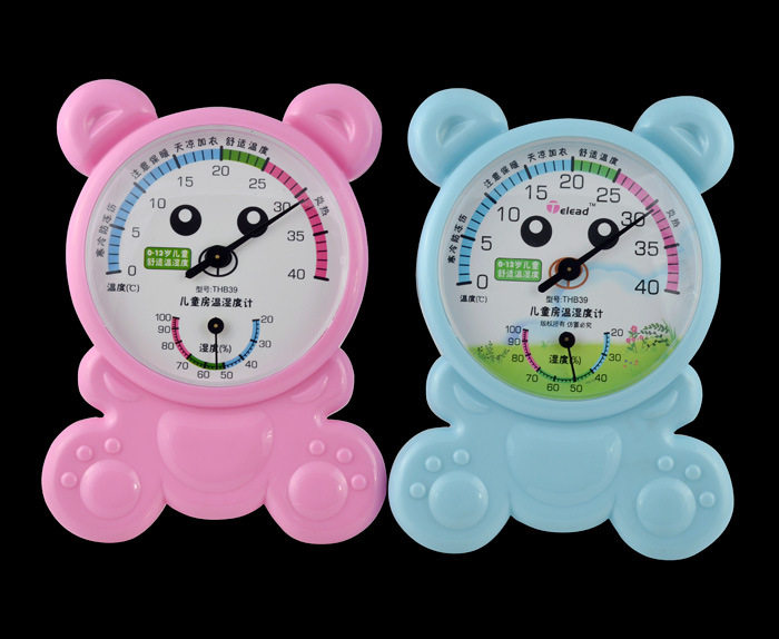 39卡通温i湿度计 婴幼儿温湿度计