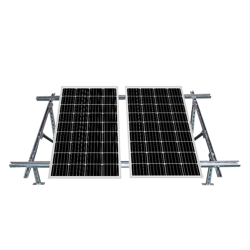 厂销光伏太阳能板100W安装t支架发电板配件落地式组件供电系统家