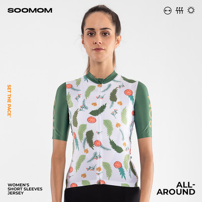 SOOMOM | ALL-AROUND 士公路车印花短袖骑行服 飘零