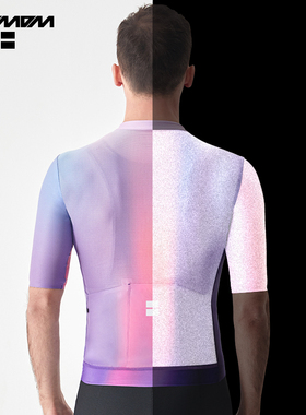 SOOMOM速盟 男士特别款反光短袖 夏季反光骑行服短袖速干自行车服