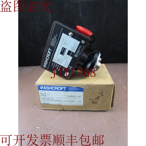 原装供应阿什克罗夫特 B424V 400psi 15A 125/250VAC