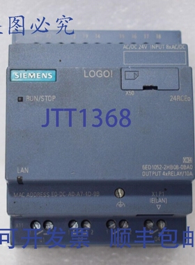 原装供应6ED1052-2HB08-0BA0 LOGO！BM 24RCEO 逻辑模块