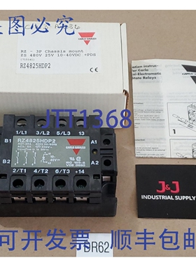 原装供应Carlo Gavazzi RZ4825HDP2 RZ 3P 机箱安装固态继电器 +