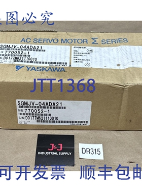 原装供应安川SGMJV-04ADA21伺服电机 400W 200V 2.7A 3000RPM +