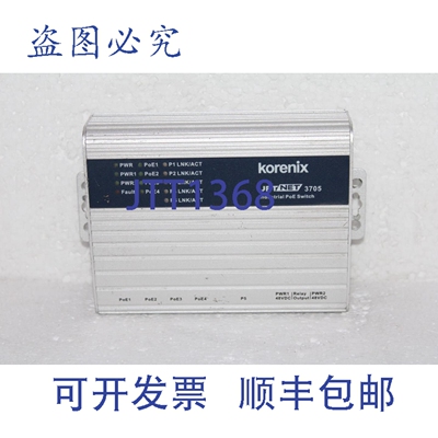 原装供应Korenix Technology JetNet 3705 工业级以太网供电 PoE